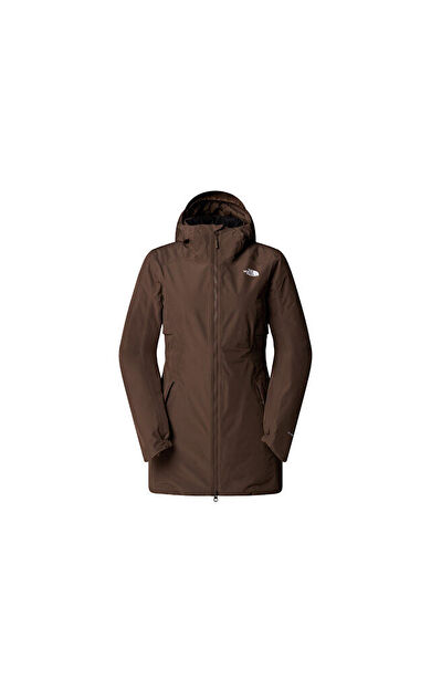The North Face W Hikesteller Insulated Parka Kadın Outdoor Parka NF0A8DYW1OI1 Kahverengi