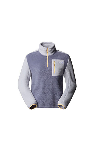 The North Face W Yumiori 1/4 Zip Kadın Outdoor Çeyrek Fermuarlı Polar Üst NF0A8E89EUO1 Mavi