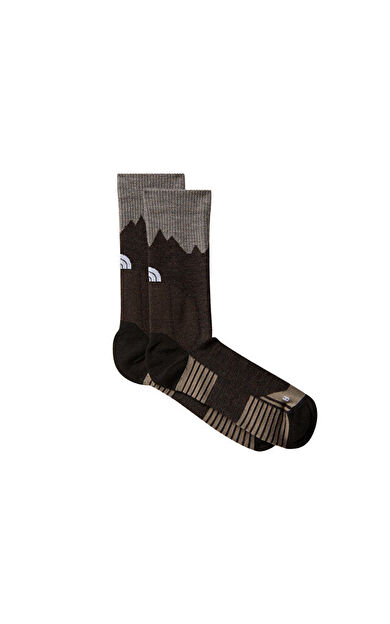 The North Face Mountain Hiking Crew Sock Çorap NF0A8EGQFUC1Kahverengi