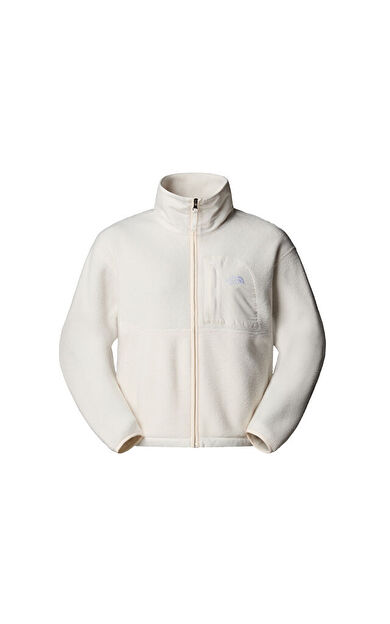 The North Face W Yumiori Off Peak Full Zip Jacket Erkek Outdoor Polar Ceket NF0A8EUZQLI1 Beyaz