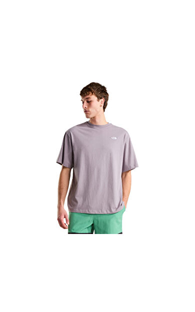 The North Face M TNF ESSENTIAL SIMPLE DOME OS SS TEE Erkek Outdoor Tişörtü NF0A8EVWG7O1 Gri