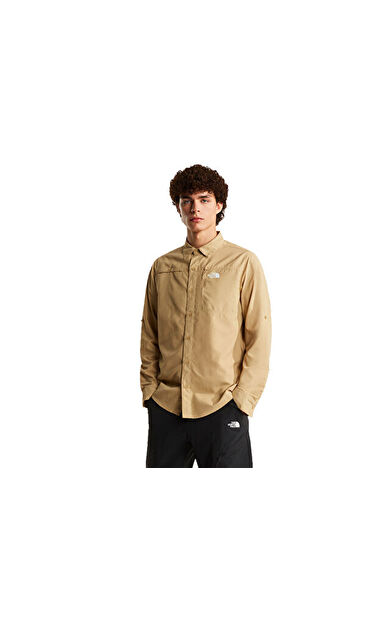 The North Face M SEQUOIA LONG SLEEVE SHIRT Erkek Outdoor Gömlek NF0A8FU5LK51 Haki
