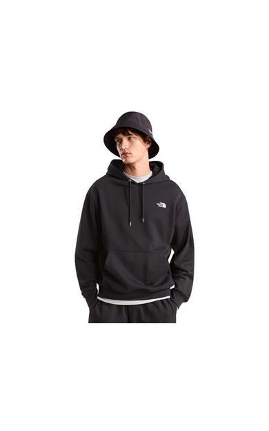 The North Face M TNF ESSENTIAL TERRY SIMPLE DOME RELAXE Erkek Outdoor Sweatshirts NF0A8FX9JK31 Siyah
