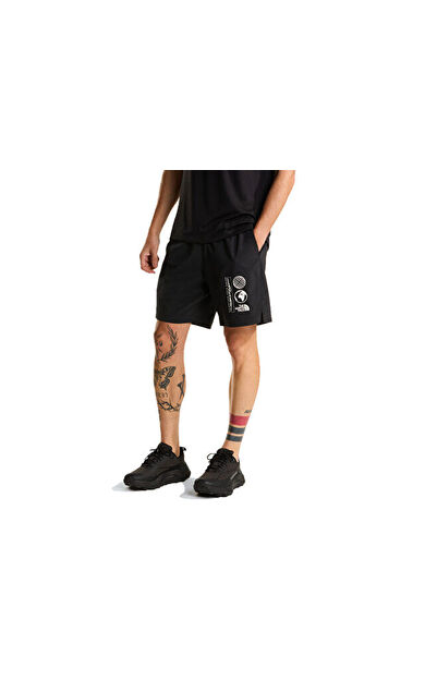 The North Face M 24/7 7in Short-Graphic Erkek Günlük Şort NF0A8G84JK31Siyah