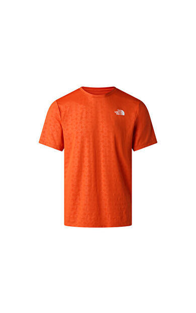 The North Face M 24/7 PENTADOME EMBOSSED REG SS TEE Erkek Outdoor Tişörtü NF0A8G87G6L1 Turuncu