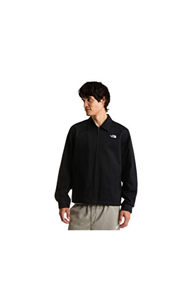The North Face M Twill Collared Jacket Erkek Günlük Ceket NF0A8G99JK31Siyah