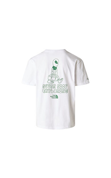 The North Face M ALIEN  RELAXED SHORT SLEEVE TEE-GRAPHI Erkek Outdoor Tişörtü NF0A8G9GFN41 Beyaz