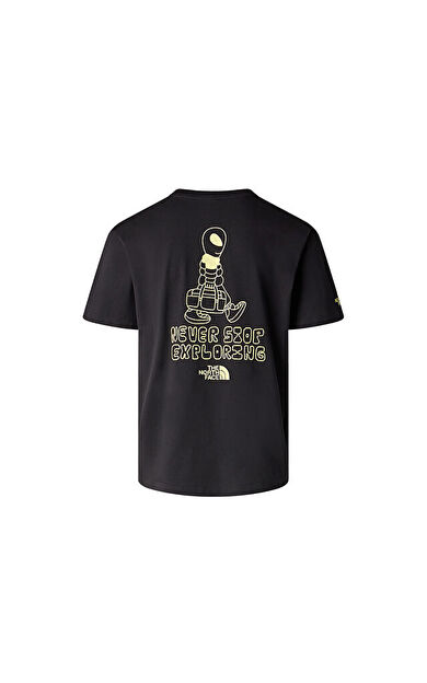 The North Face M ALIEN  RELAXED SHORT SLEEVE TEE-GRAPHI Erkek Outdoor Tişörtü NF0A8G9GJK31 Siyah