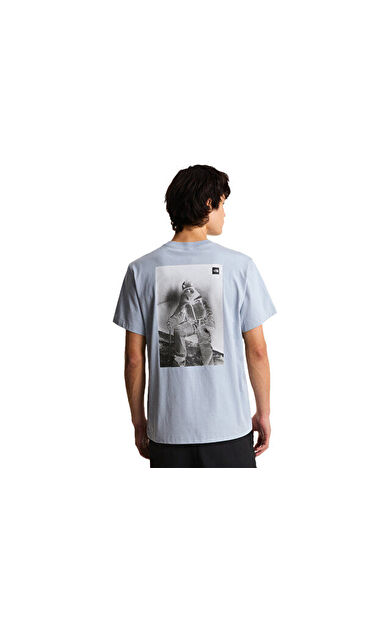 The North Face M Expedition Photo Relaxed Erkek Outdoor Tişörtü NF0A8G9KFM21Gri