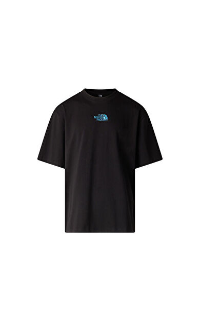 The North Face M Liquid Logo Oversize Erkek Outdoor Tişörtü NF0A8G9UJK31 Siyah