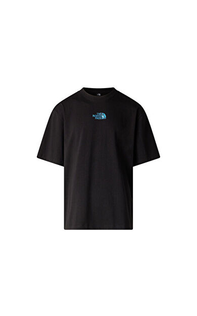 The North Face M Liquid Logo Oversize Erkek Outdoor Tişörtü NF0A8G9UJK31 Siyah