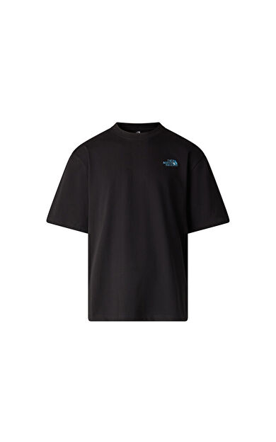 The North Face M Liquid Box Nse Oversize Erkek Outdoor Tişörtü NF0A8G9WJK31 Siyah