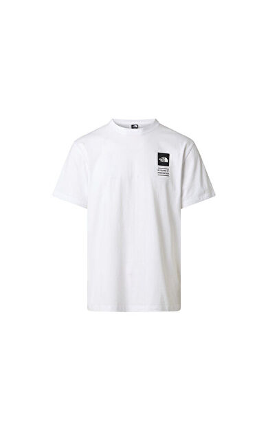 The North Face M icon Celebration Regular Erkek Outdoor Tişörtü NF0A8GASFN41 Beyaz