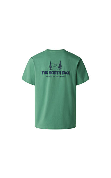 The North Face M Camping Relaxed Erkek Outdoor Tişörtü NF0A8GQMG571 Mavi