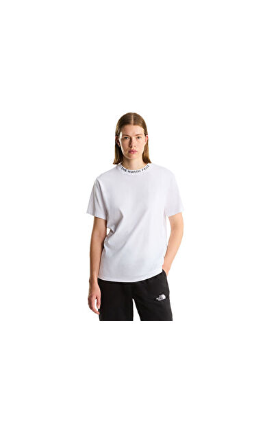 The North Face W ZUMU RELAXED SHORT SLEEVE TEE-GRAPHIC Kadın Outdoor Tişörtü NF0A8GUSFN41 Beyaz