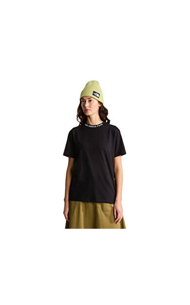 The North Face W ZUMU RELAXED SHORT SLEEVE TEE-GRAPHIC Kadın Outdoor Tişörtü NF0A8GUSJK31 Siyah