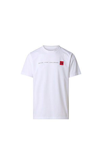 The North Face M Nse Reg Ss Tee-Graphic Erkek Outdoor Tişörtü NF0A8GUVFN41 Beyaz