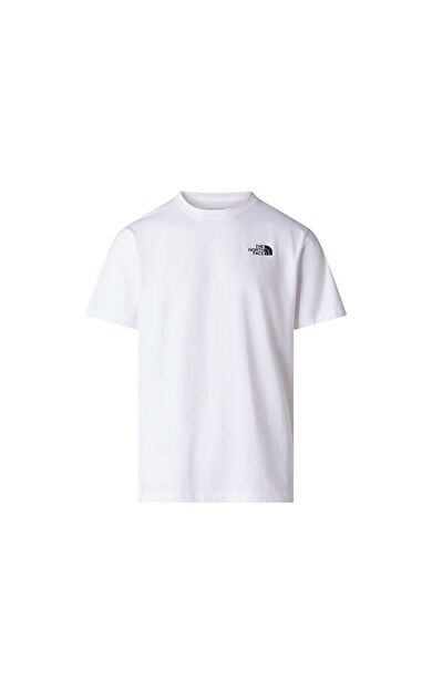 The North Face M Vertical Regular Erkek Outdoor Tişörtü NF0A8GV1FN41 Beyaz