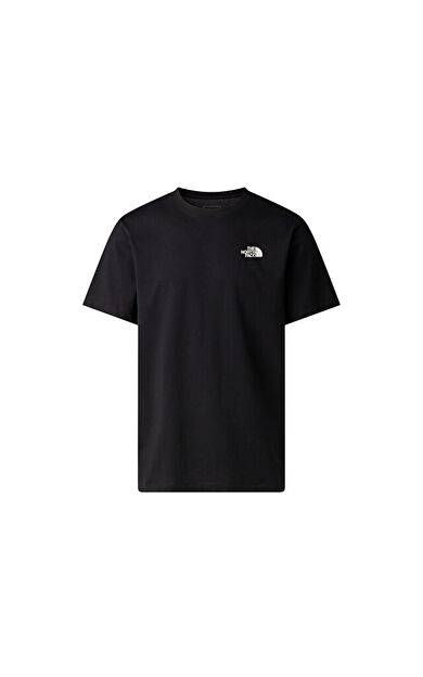 The North Face M Vertical Regular Erkek Outdoor Tişörtü NF0A8GV1JK31 Siyah