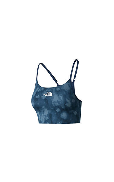 The North Face W FLEX BRA - PRINT Kadın Antrenman Sporcu Sütyeni NF0A8GZCJZ91 Lacivert