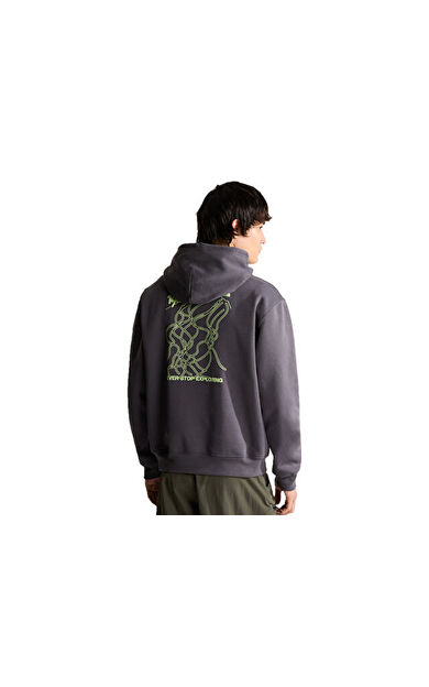 The North Face U NSE SLOPES RELAXED HOODIE - GRAPHIC Unisex Outdoor Sweatshirts NF0A8JA7RHI1 Gri