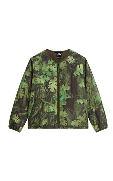 The North Face M LHOTSE LT INSULATED JACKET -PRINT Erkek Outdoor Ceket NF0A8JRJSS11 Yeşil
