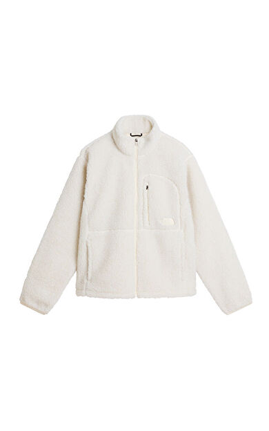 The North Face M EXTREME PILE 2 FZ JACKET Erkek Outdoor Polar Ceket NF0A8KQXQLI1 Beyaz