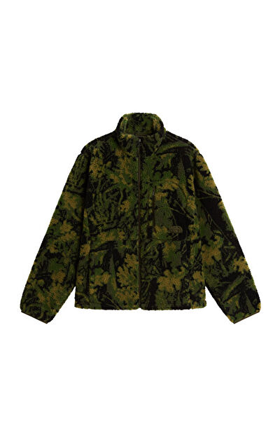 The North Face M EXTREME PILE 2 FZ JACKET -PRINT Erkek Outdoor Polar Ceket NF0A8KR2T3Y1 Yeşil