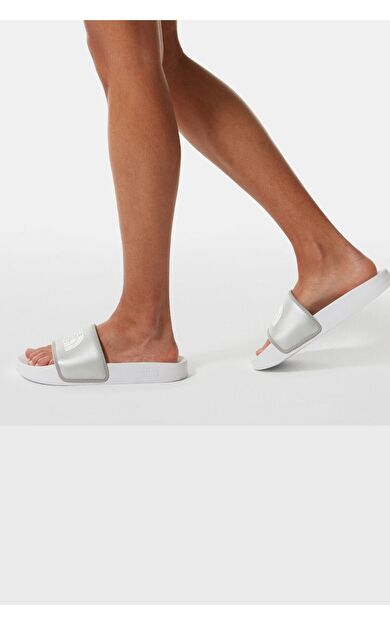 The North Face Base Camp Slide III Metalic Kadın Terlik Gri/Beyaz