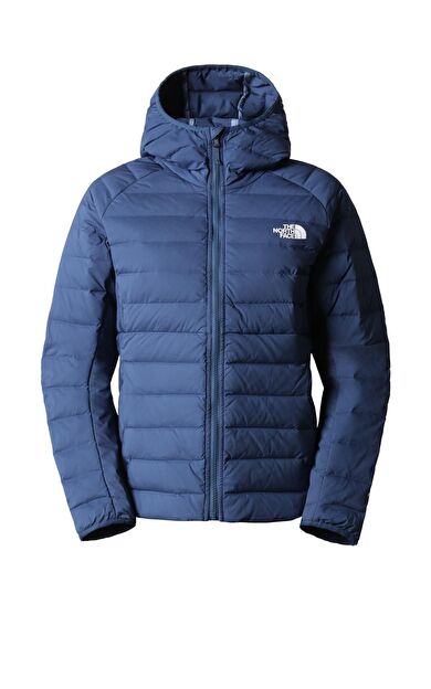 The North Face Belleview Stretch Down Hoodie Mont Kadın Mavi