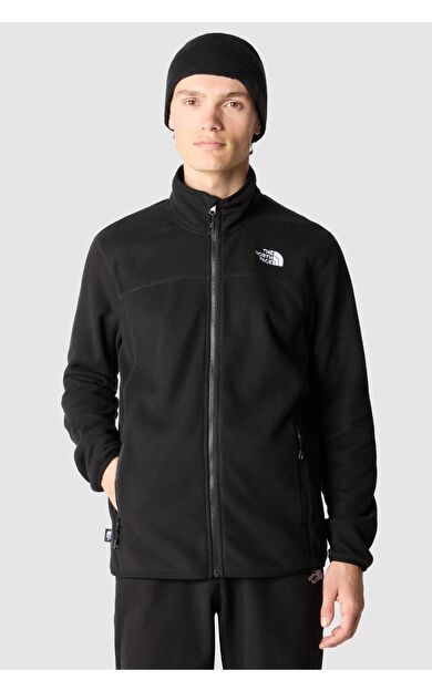 The North Face Erkek 100 Glacier Full Zip - Eu Polar Siyah