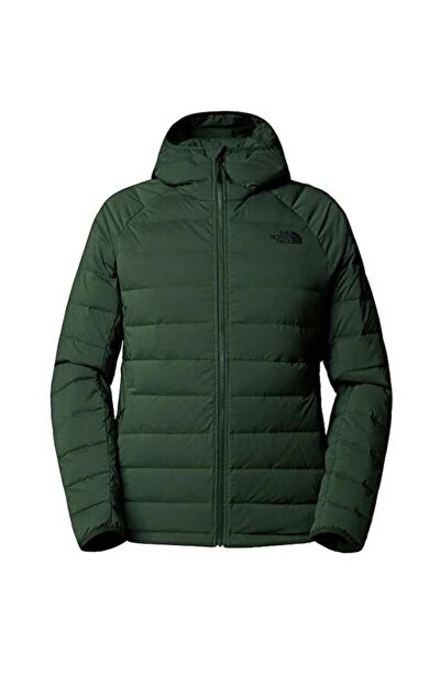 The North Face Erkek Belleview Stretch Down Hoodie Mont Haki