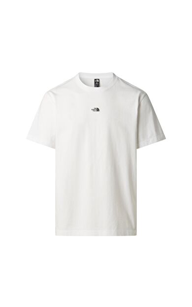 The North Face M Essentıal Center Logo Relaxed Short Sl Erkek T-Shirt Beyaz