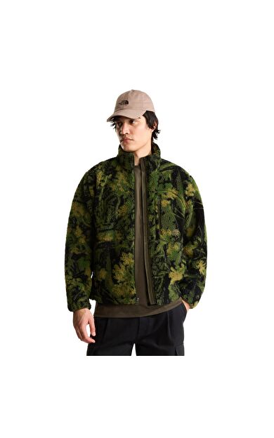 The North Face M Extreme Pıle 2 Fz Jacket -Prınt Erkek Mont Yeşil
