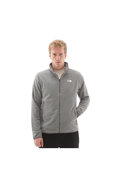 The North Face M Glacıer Fleece Jacket Erkek Ceket Gri