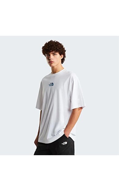 The North Face M Liquid Logo Oversize Short Sleeve Tee- Erkek Tişört NF0A8G9UFN41