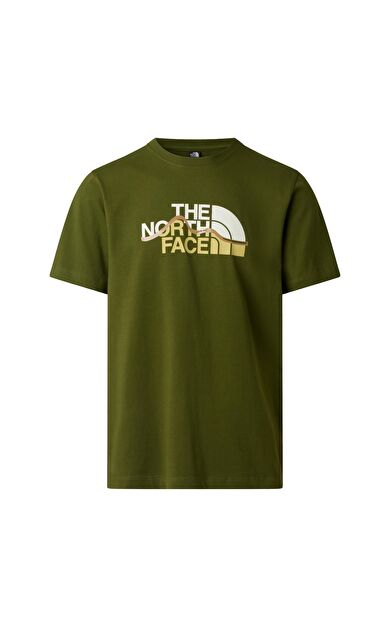 The North Face M MOUNTAIN LINE Yeşil Tişört