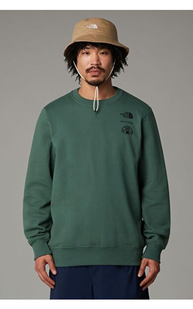 The North Face M Outdoor Graphıc Crew SweatShirt