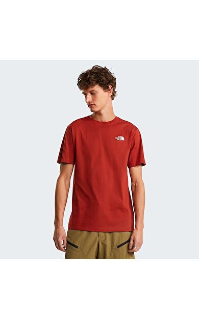 The North Face M Vertical Regular Short Sleeve Tee-Grap Erkek Tişört NF0A8GV1G6I1