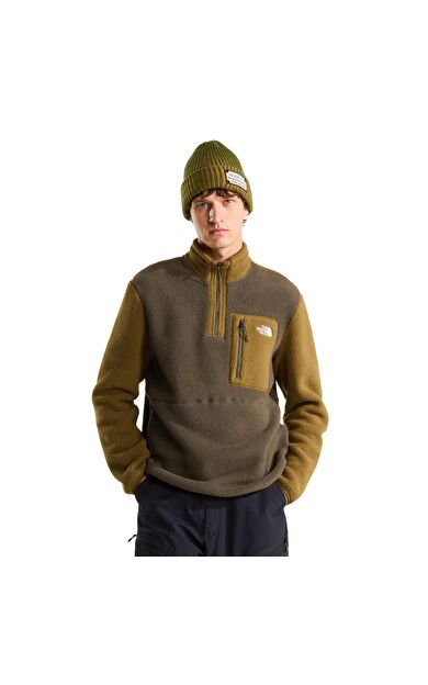 The North Face M Yumıorı 1-4 Zıp Erkek Sweatshirt Kahve