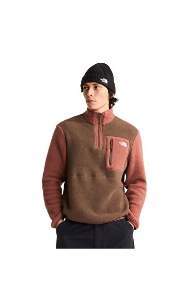 The North Face M Yumıorı 1-4 Zıp Erkek Sweatshirt Kahve