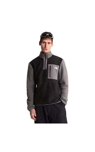 The North Face M Yumıorı 1-4 Zıp Erkek Sweatshirt Gri