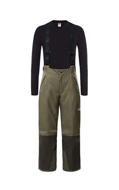 The North Face Snowquest Suspender Çocuk Askılı Pantolon Yeşil