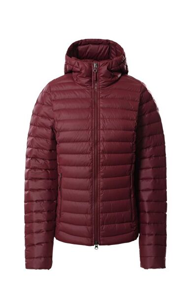 The North Face Stretch Down Hoodie Kapüşonlu Kadın Mont Bordo