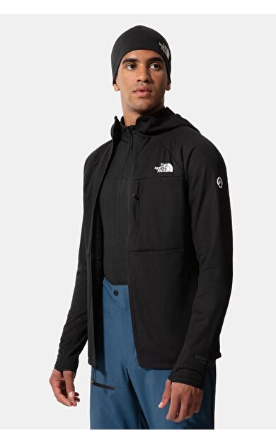 The North Face Summit Futurefleece Tam Fermuarlı Kapüşonlu Hoodie Erkek Siyah