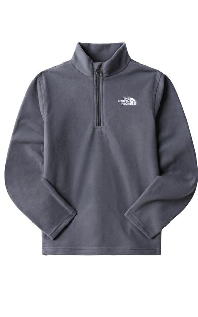 The North Face Teen Glacıer 1/4 Zıp Çocuk Polar Gri