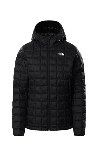 The North Face Thermoball Eco Hoodie Kapüşonlu Kadın Mont Siyah