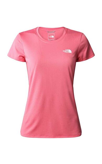 The North Face W Reaxion Amp Crew - Kadın Kısa Kol T-Shirt Pembe