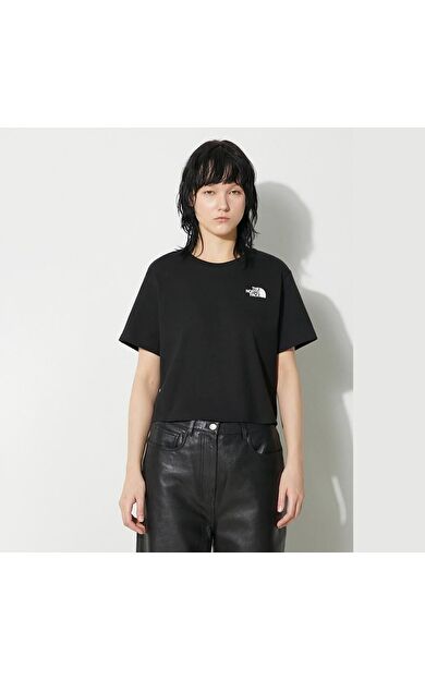 The North Face W Simple Dome Cropped Slim Tee Kadın Tişört NF0A87U4JK31