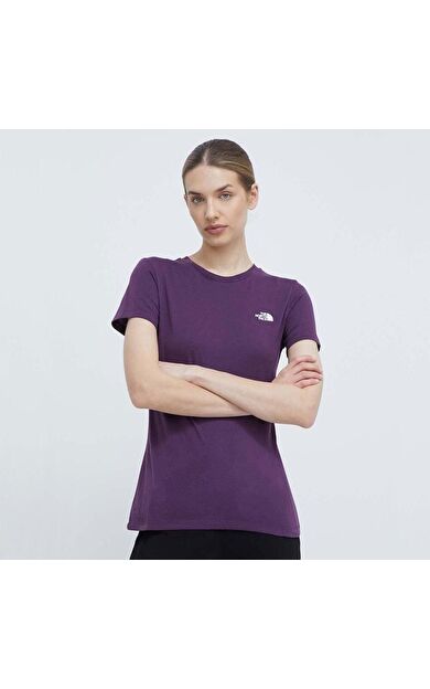 The North Face W S/S Simple Dome Slim Tee Kadın Tişört NF0A87NHV6V1